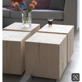 Stoliki drewniane kawowe do salonu, z kawałka drewna