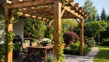 Pergola ogrodowa z kantówek DIY – jak zbudować trwałą konstrukcję?
